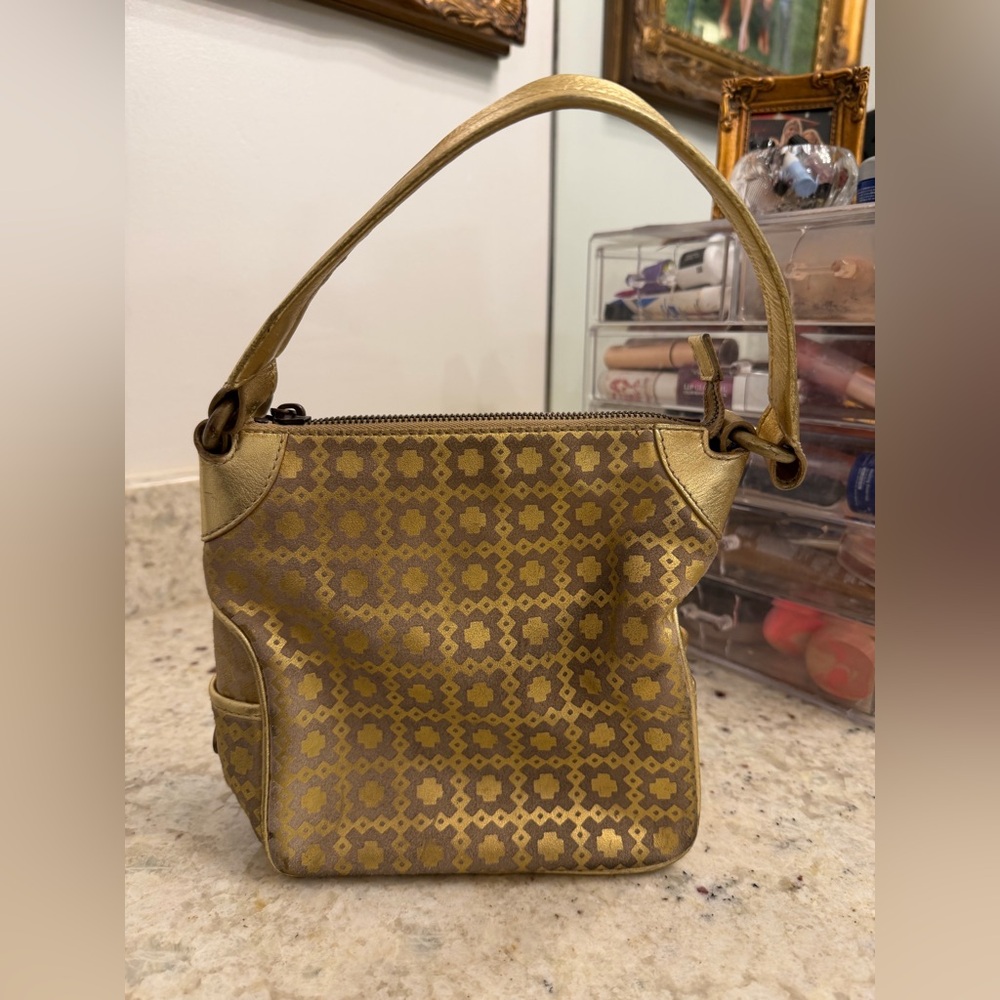 Vintage Celine Gold Patterned Women's Bag